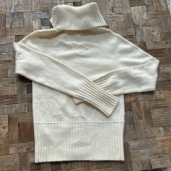 ICHI Cream Wool Sweater Angora Lambswool Small - Picture 10 of 11